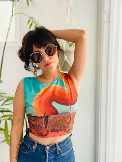 Top Retro "lineas de la Baja" - Jackalove