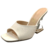 Tamanco MyShoes Salto Vinil Transparente - comprar online