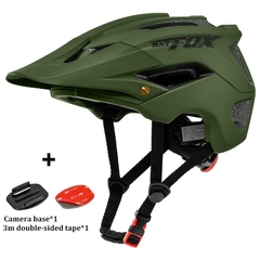 BATFOX Capacete de bicicleta MTB feminino masculino Capacete adulto de ciclismo