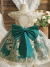 Vestido Daminha Verde Infantil