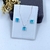 CONJUNTO ZIRCÔNIA QUADRADA - comprar online