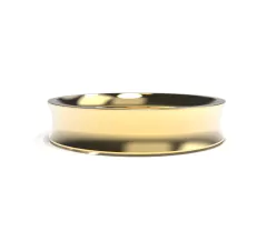 COD.AL011 ALIANÇA OURO 18K CONCAVA ANATÔMICA 4 MM