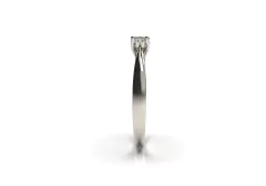 SOLITARIO OURO BRANCO 18K E DIAMANTE na internet