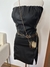 Vestido em Courino PRETO M - comprar online