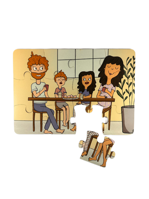 Quebra-Cabeça Familias