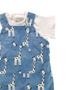 Conjunto Jardineira Girafa - comprar online