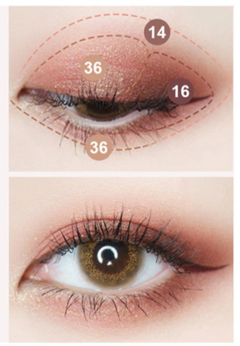 40 Cores Paleta De Sombras Cosméticos Conjunto De Maquiagem Glitter Nude Fashio na internet