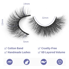 Cílios Postiços Super Macios Cute - comprar online