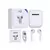 Fone de Ouvido Bluetooth I12 Touch Sem Fio 5.0 Premium Tws Com Microfone Academia Ios e Android - Branco - World Electronic
