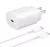 Carregador PD Super Rápido Samsung, USB Tipo C, Cabo para Galaxy S23, S24 Ultra Plus, S21, S20 FE, Nota 20, 10 +, A54, A55, A34, 5G, 25W - World Electronic