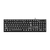 Teclado Maxprint padrão USB 2.0 Universitário preto