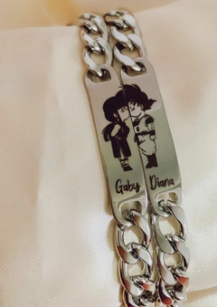 Pulseras para compartir personalizadas
