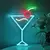 Taça Cocktail Cereja neon