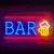 Bar e cerveja Neon Led