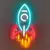 Foguete Rocket Neon - loja online