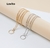 ￼Colares Gargantilha Bijuteria Elegantees Dourada e Cinza