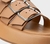 SANDÁLIA PAPETE MULTI FIVELAS COURO BEGE CARRANO - amazingshoes.com.br