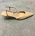 SCARPIN SLINGBACK STUDS COURO CREMA CARRANO - comprar online