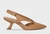 SCARPIN SLINGBACK BEGE SALTO SPACE CARRANO