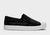 TÊNIS KICKS SLIP ON CRYSTAL COURO PRETO CARRANO