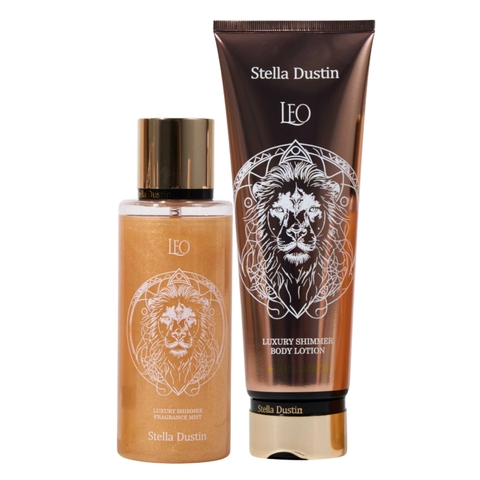 Kit Body Splash + Creme Shimmer Signo Leão Stella Dustin