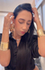 Bracelete Dourado Bruna - Belle Acessórios