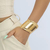 Bracelete Dourado Bruna na internet
