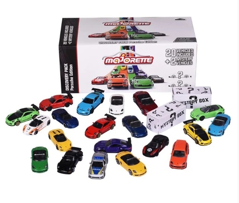 Box com 20 porsches + 2 mistery - Majorette