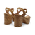 Sandalias Fiesta Vestir Taco Corcho Mujer Art 590