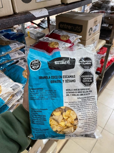 GRANOLA NUT.COCO/GIRAS/SESAM x 300 gs S/TACC - comprar online