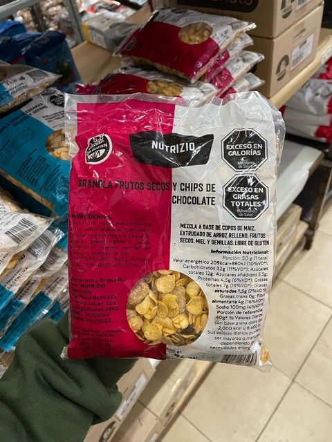 GRANOLA NUT.F/SECOS Y CHIP. CHOC. x 300 gs S/TACC - comprar online