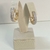 BRINCO ARGOLA LUXO CRAVEJADA COM ZIRCÔNIAS BANHADO A OURO 18K