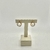 BRINCO PÉROLA COM CRAVEJADO BANHADO A OURO 18K