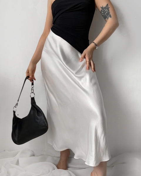 Saia midi cetim (36/38)