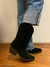 Texana Gamuza Negra - comprar online