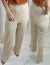 Calça Pantalona Tricozinho com Fio de Lurex