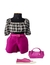 Cropped Crepe Xadrez - Extrovertidas Moda Feminina 