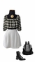 Cropped Crepe Xadrez - loja online