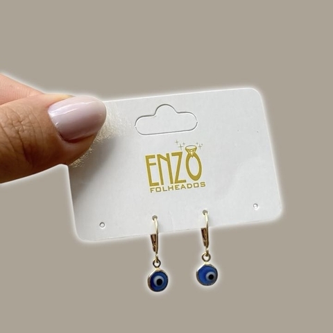 Argola Click Olho Grego - comprar online