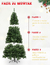Árvore De Natal Grande 800 Galhos 1,80m Altura Verde Cheia - AZ Shopping