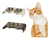Comedouro Duplo Para Gatos Inclinado - comprar online
