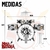 Imagem do Mega Bateria Infantil Grande com Pedal no Bumbo Pratinho Banquinho etc. - VIP