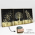 Quadro Trio O Ouro da Natureza