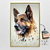 Quadro Dog Geometrico na internet