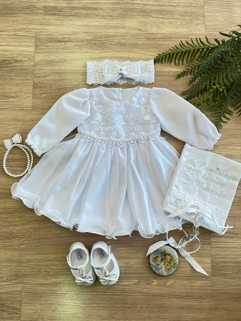 Vestido Batizado Pérola - comprar online