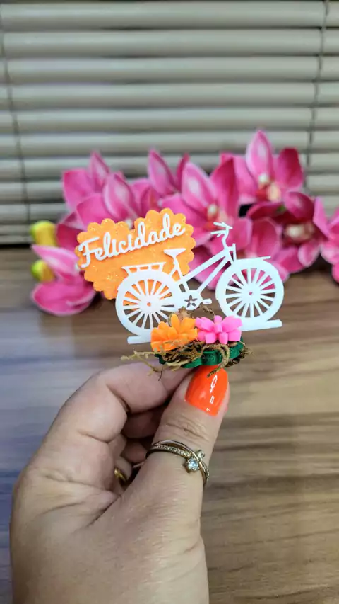Enfeite de Chimarrão - Bicicletinha