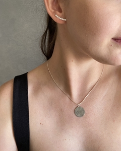 Colar Medalha Pai Nosso (Prata 925) - comprar online