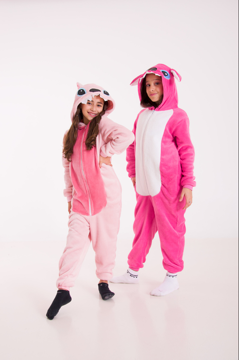 PIJAMA STITCH ROSA