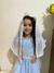 Véu larissa - infantil- renda 2,5cm - comprar online