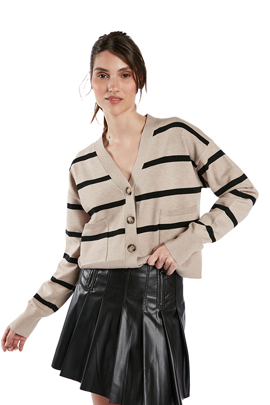 Sweater rayado 50219238 - tienda online
